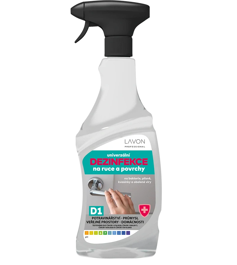 LAVON univerzální dezinfekce na ruce a povrchy D1 500 ml