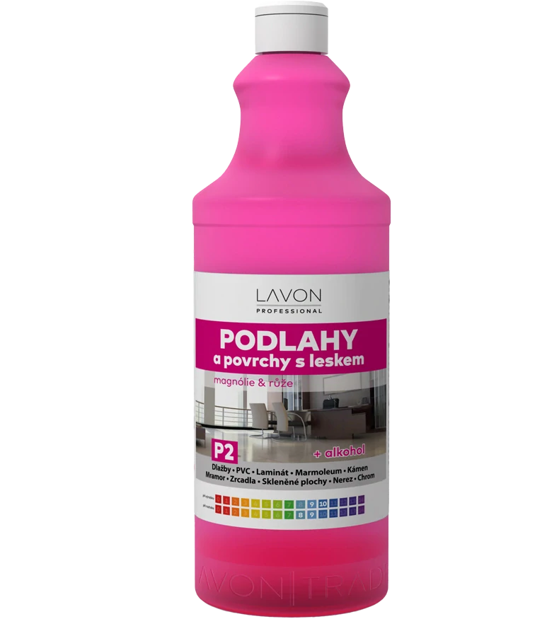 LAVON podlahy a povrchy s leskem magnólie a růže 1 l