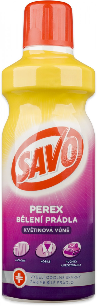 Savo přípravek na bělení prádla Perex Květinová vůně 1,2 l