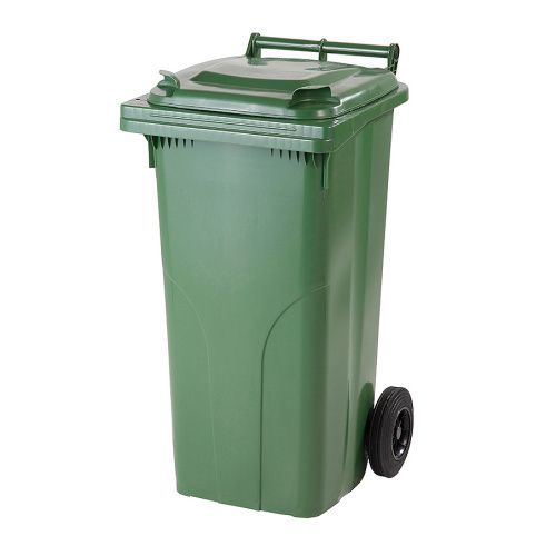Popelnice 120 l zelená plastová