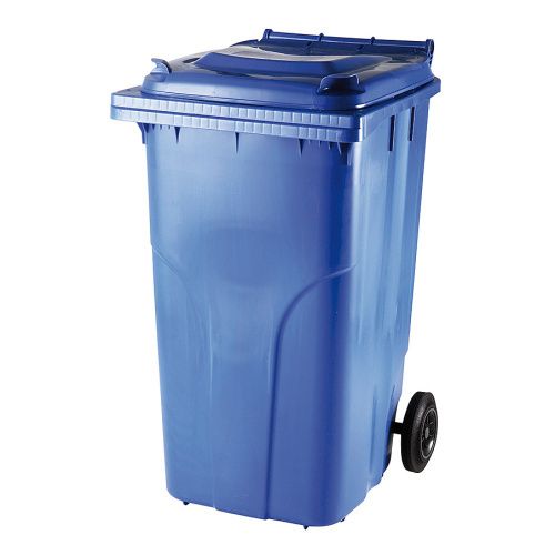 Popelnice 240 l modrá plastová