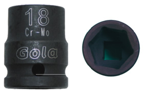 Gola hlavice 1/2" průmyslová 15 mm