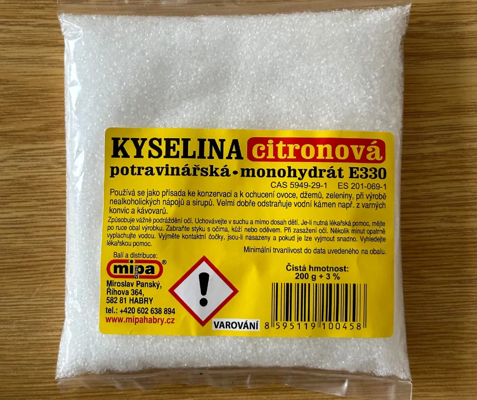 Kyselina citronová 200 g