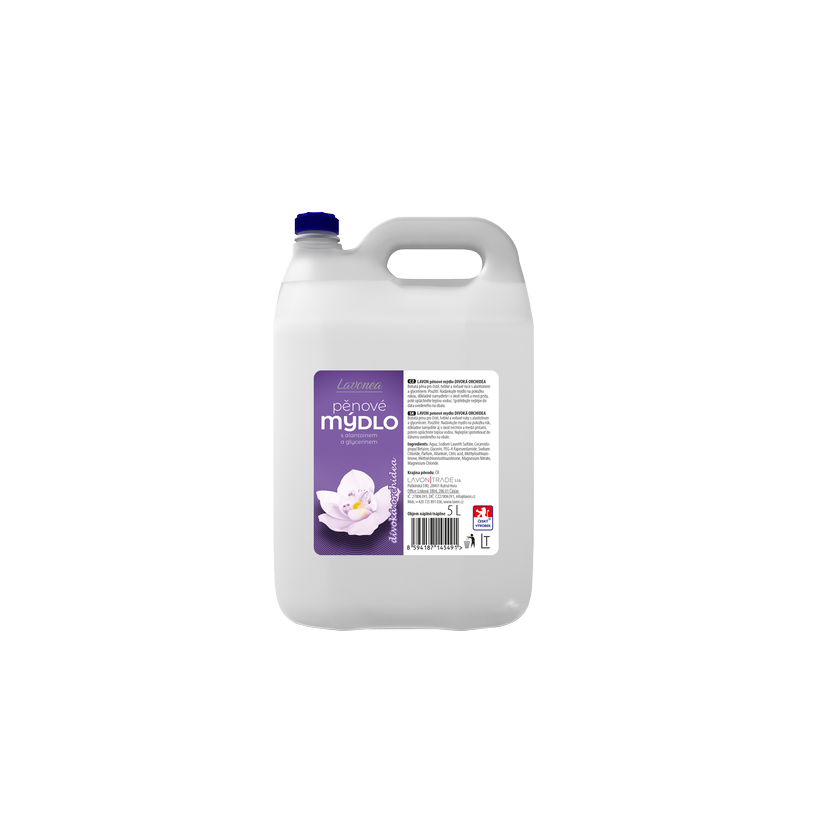Lavonea pěnové mýdlo divoká orchidea 5 l