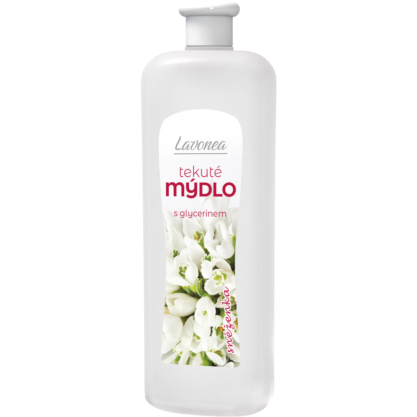 Lavonea tekuté mýdlo sněženka 1 l