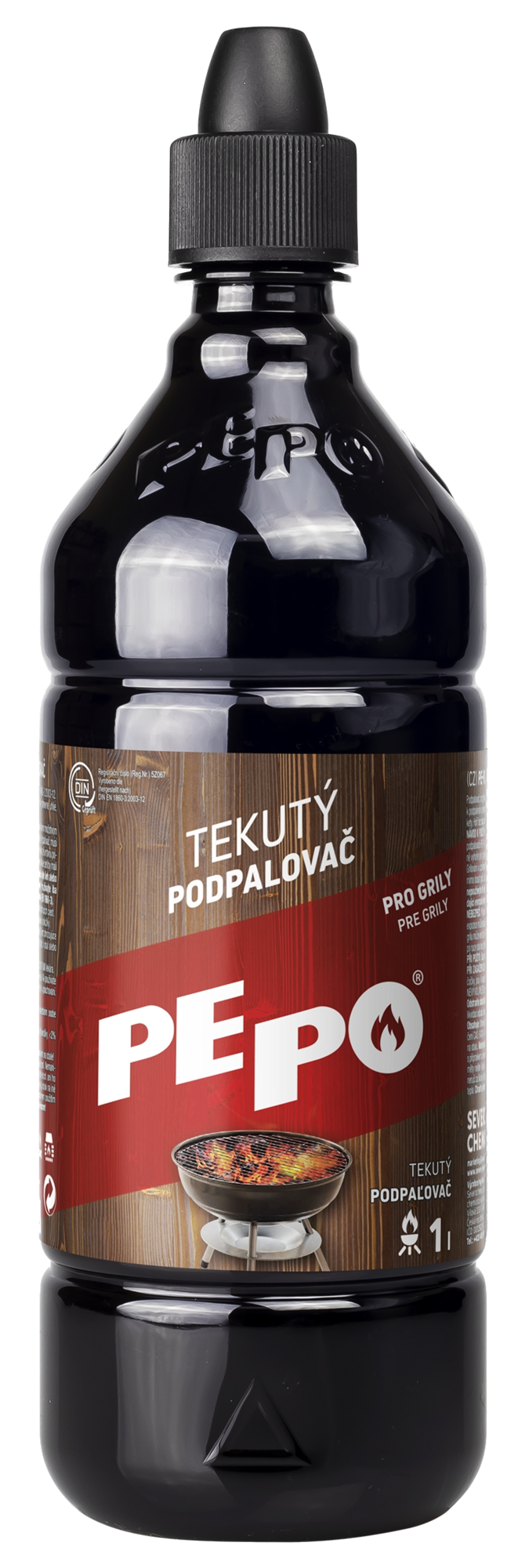 PE-PO tekutý podpalovač 1 l