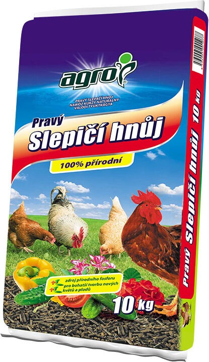 AGRO Slepičí hnůj 10 kg