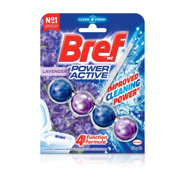 Bref WC blok Power Aktiv Lavender 