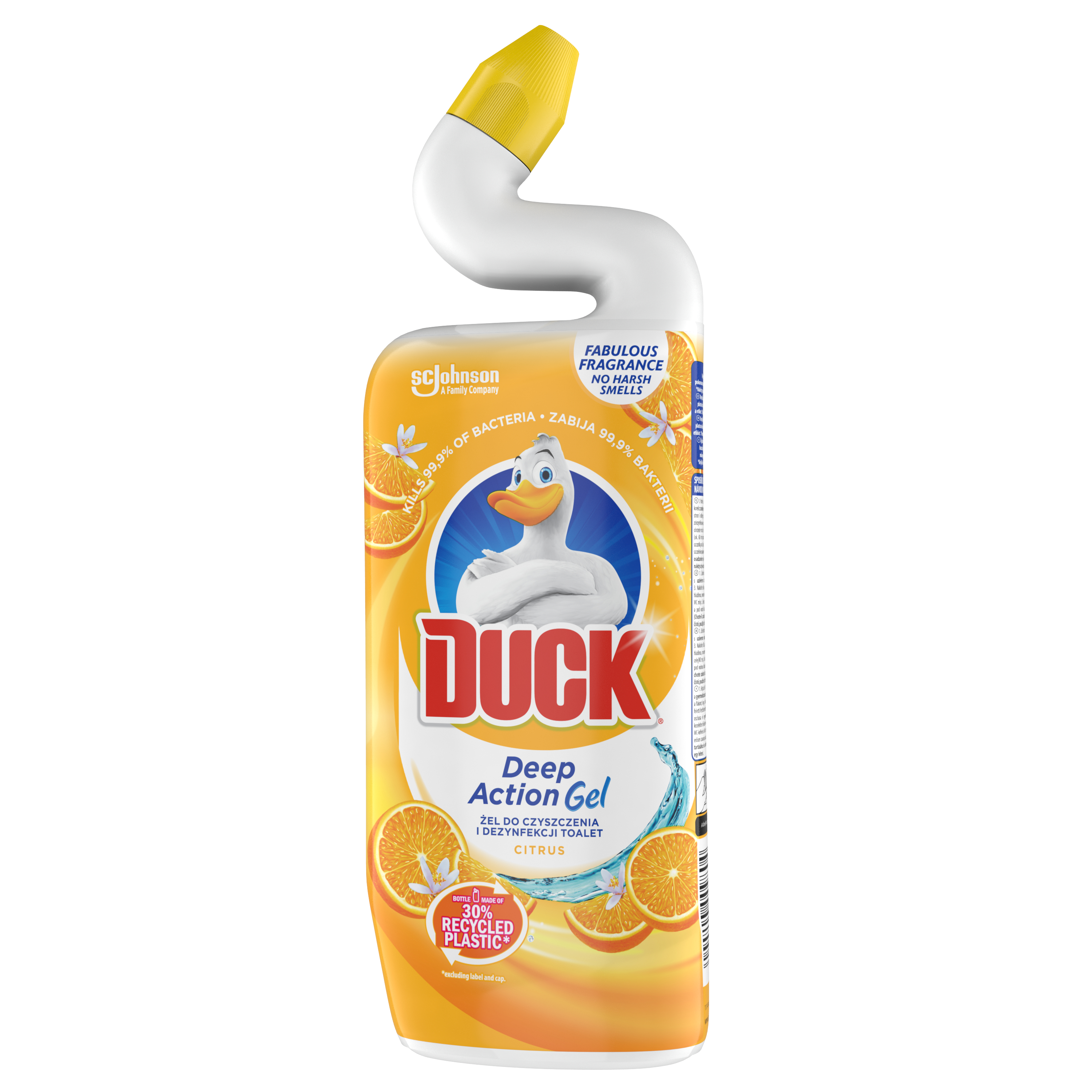 Duck tekutý WC čistič Deep Action Gel Citrus 750 ml