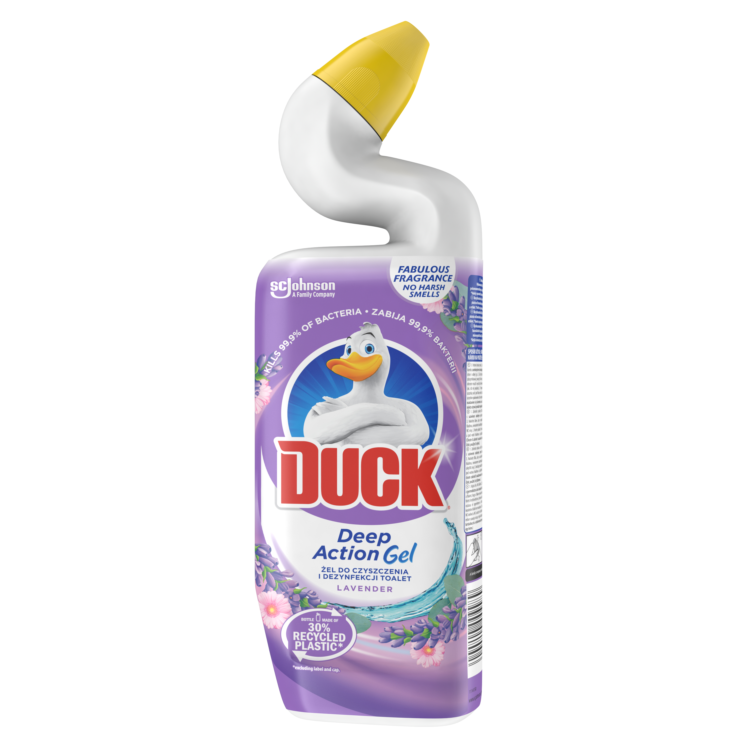 Duck tekutý WC čistič Deep Action Gel Lavender 750 ml
