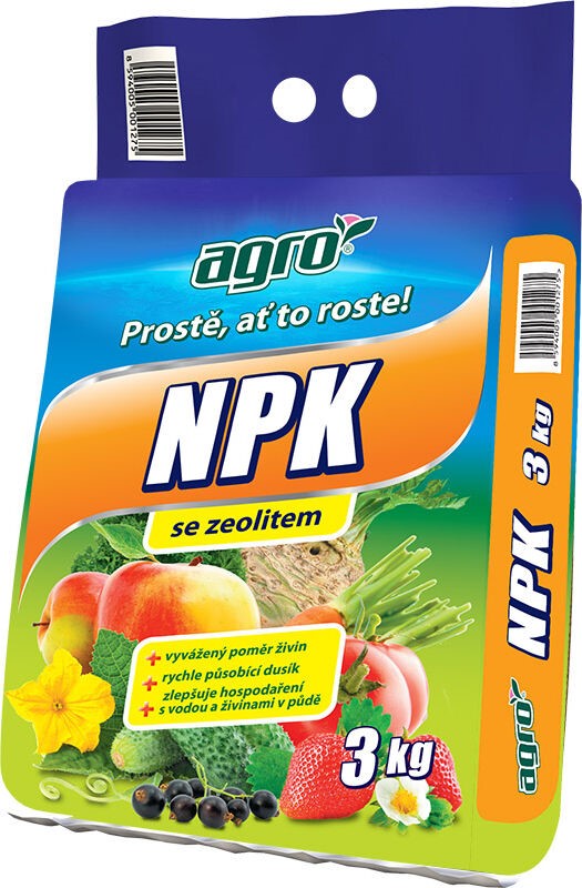 AGRO NPK se zeolitem 3 kg