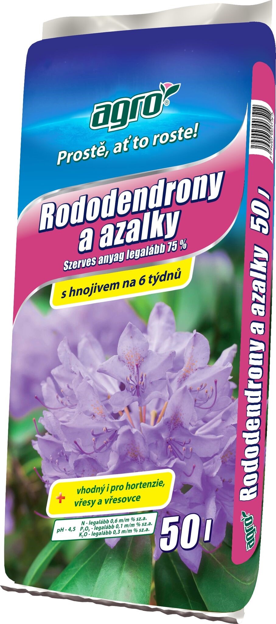 AGRO Substrát pro rododendrony a azalky 50 l