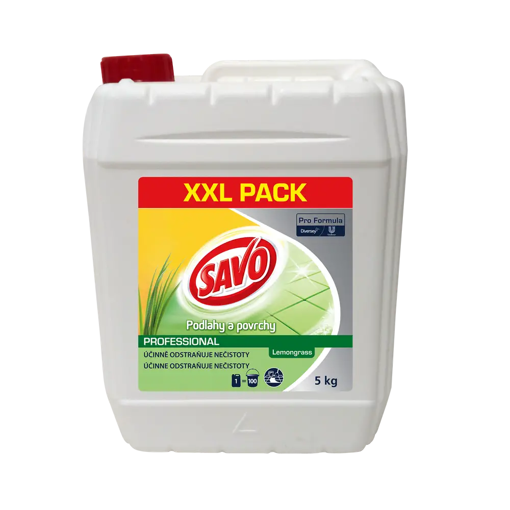 Savo PROFI na podlahy a povrchy Lemongrass 5 kg 