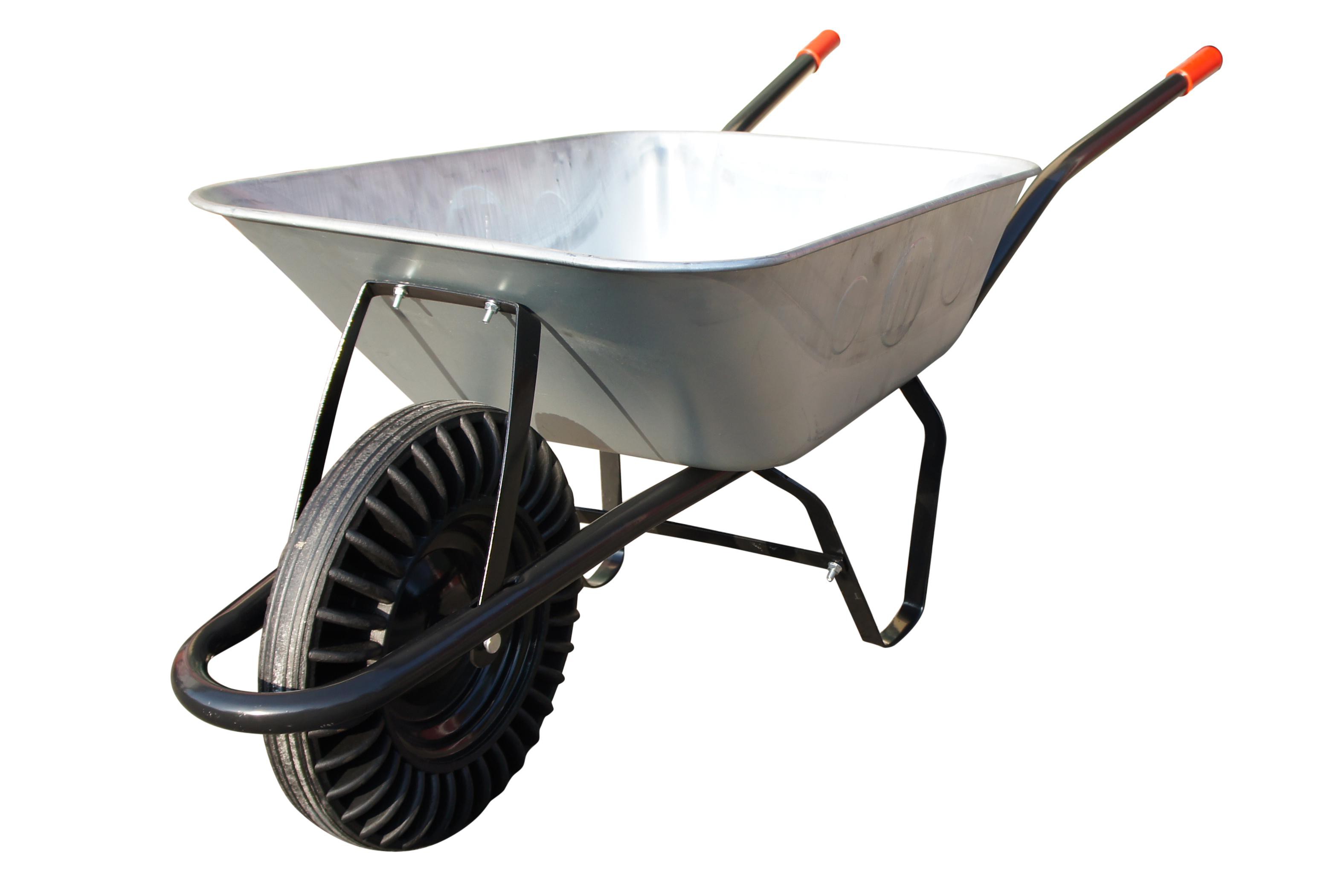 Kolečko stavební pozinkové 80 l, bantam plný