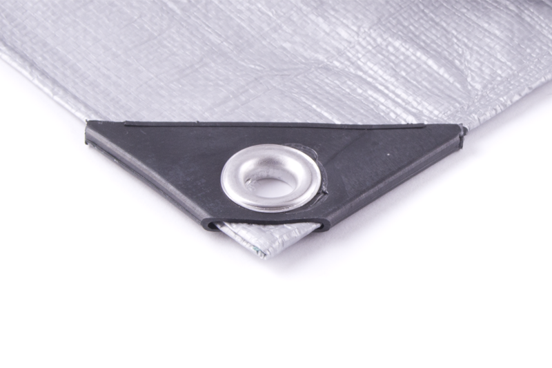 Plachta zakrývací šedá 5 x 6 m, 130 g/m2