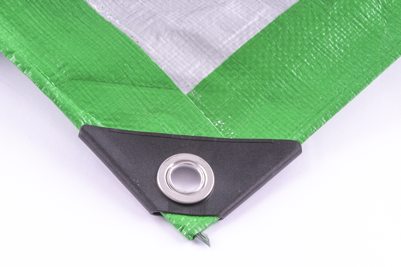 Plachta zakrývací zeleno-šedá 4 x 5 m, 180 g/m2