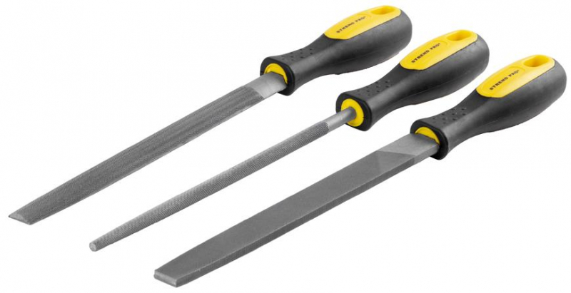 Pilníky 200 mm - sada 3 díly