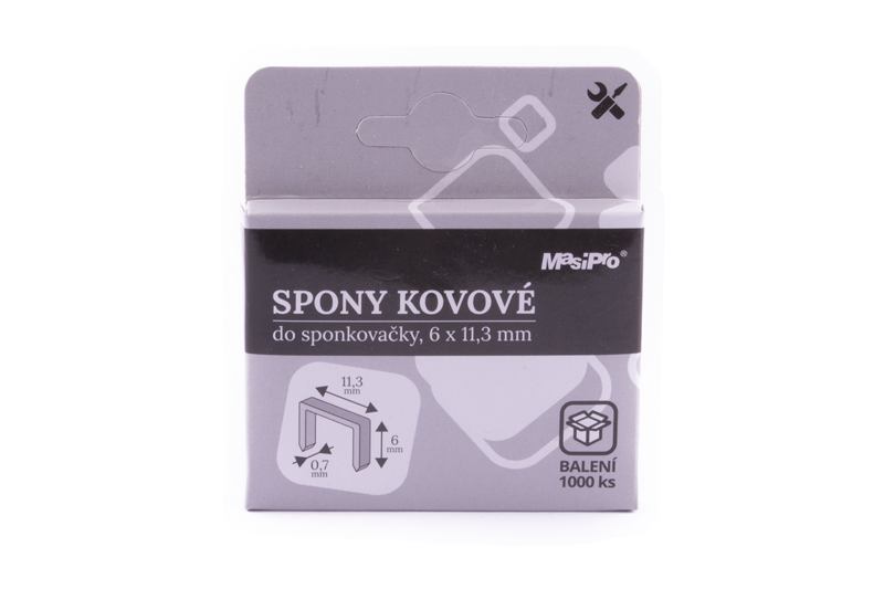 Spony do sponkovačky 6 mm