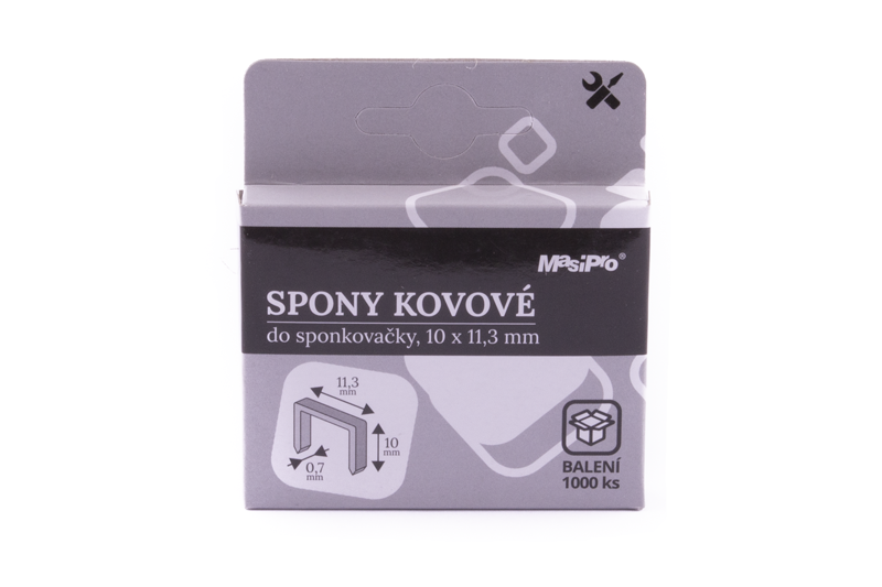 Spony do sponkovačky 10 mm