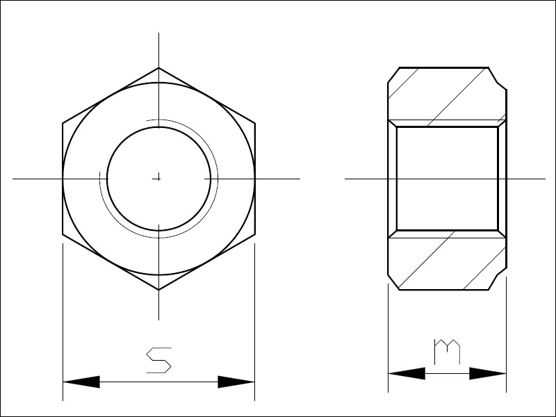 Matice samojistná DIN 985 M20