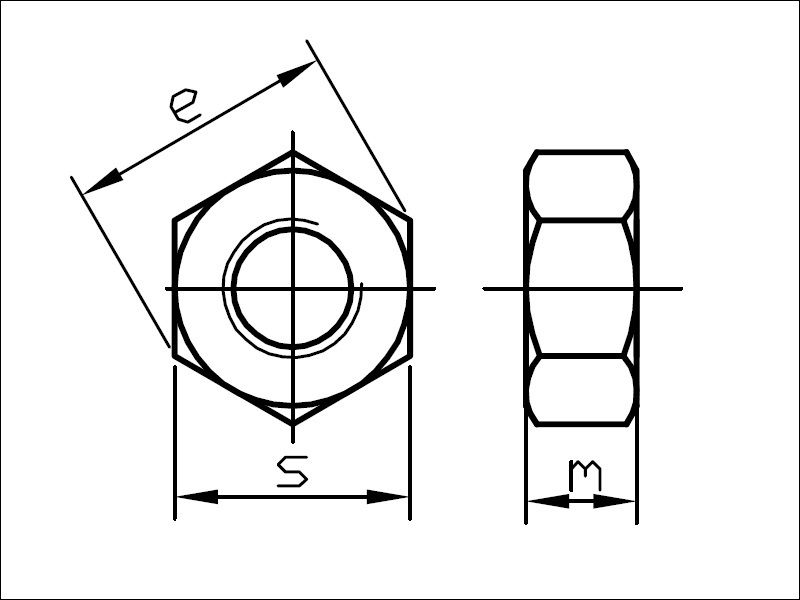 Matice šestihranná DIN 934 M12