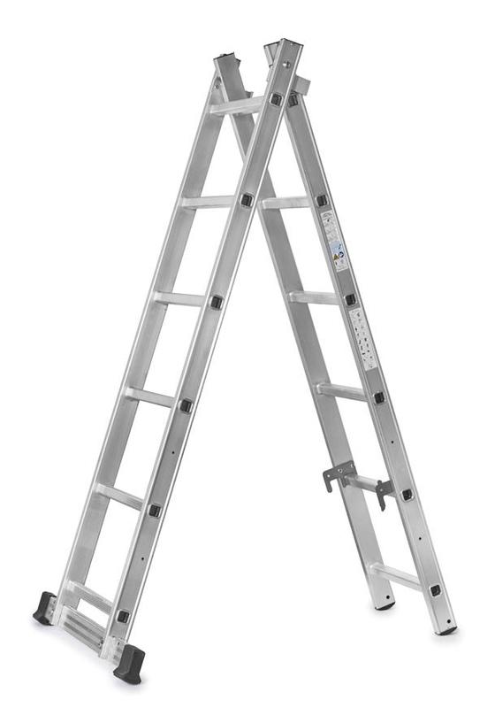 Žebřík AL kombinace lešení 3v1 2 x 6