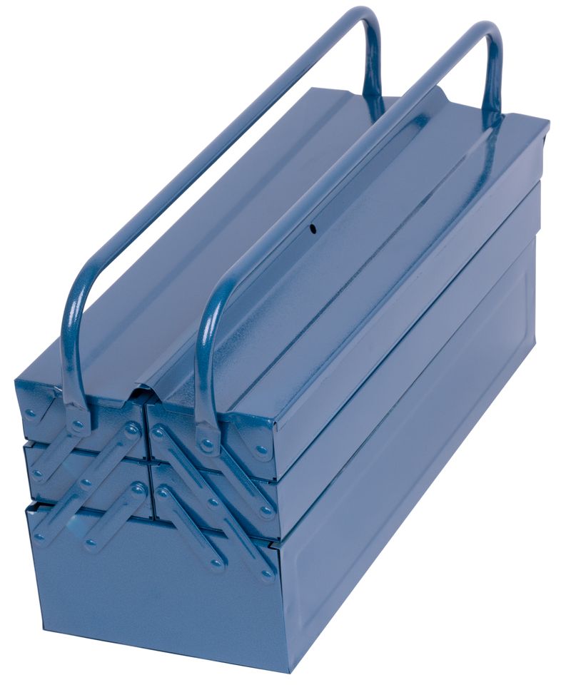 Kufr kovový na nářadí 5-dílný