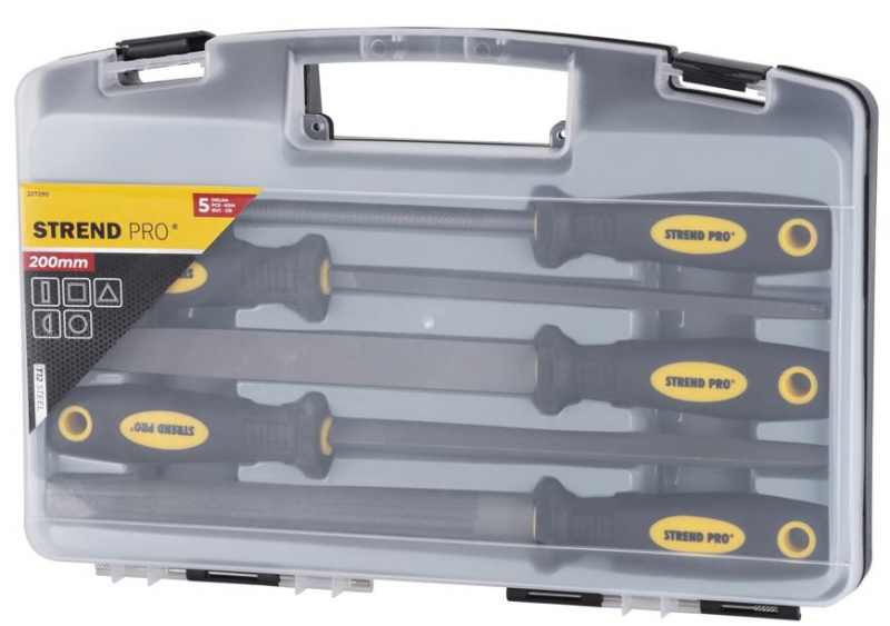 Pilníky 200 mm - sada 5 dílů