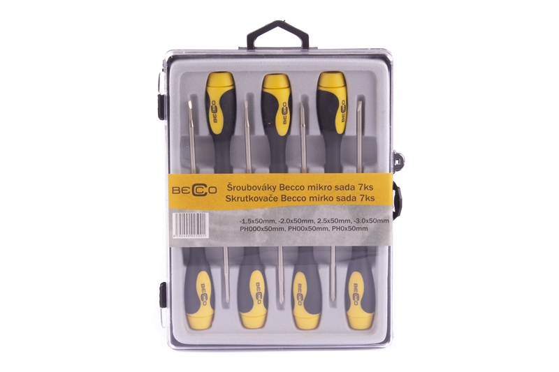 Šroubováky micro, 7 dílů