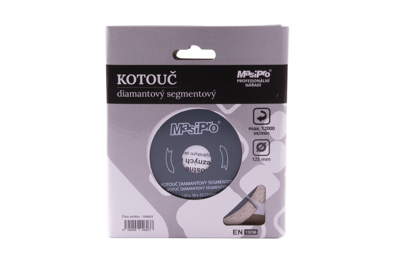 Kotouč diamantový segmentový 125 mm