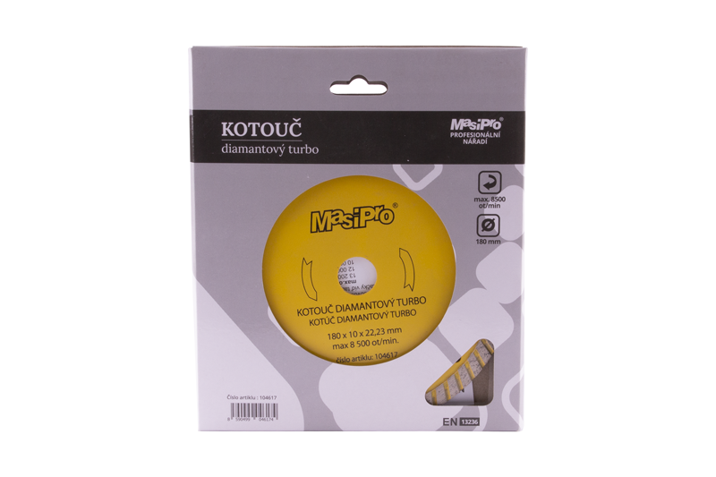 Kotouč diamantový turbo 180 mm