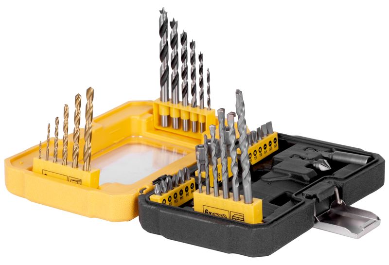 Sada vrtáků a bitů v kufříku 35 ks + držák bitů