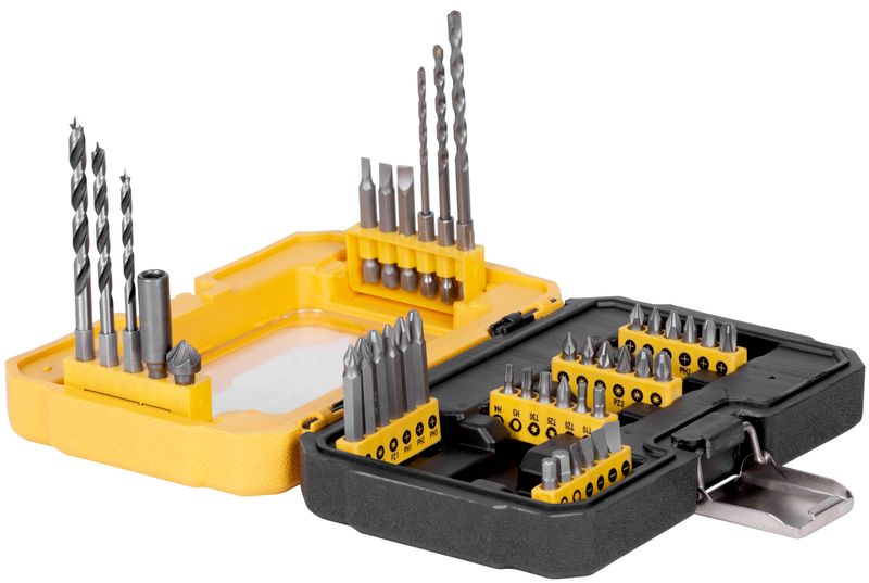 Sada vrtáků a bitů v kufříku 41 ks + držák bitů 