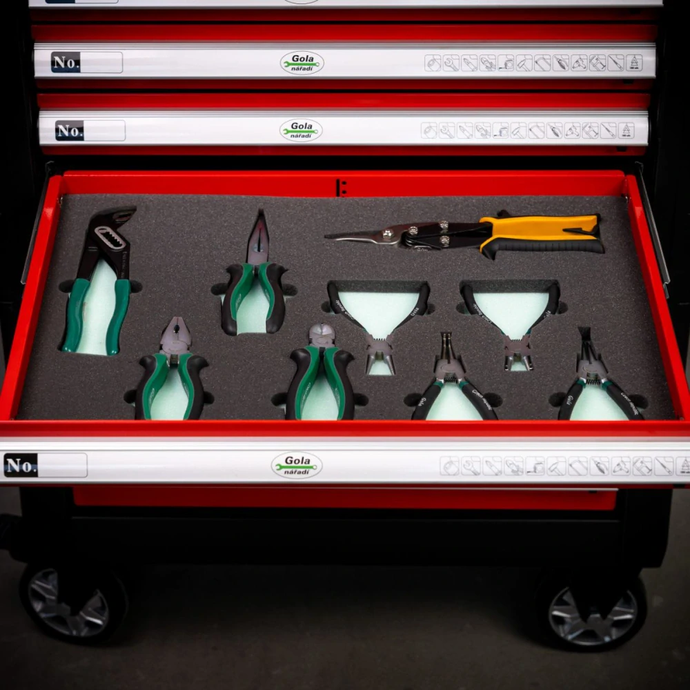 Gola servisní vozík s výbavou 177 dílů