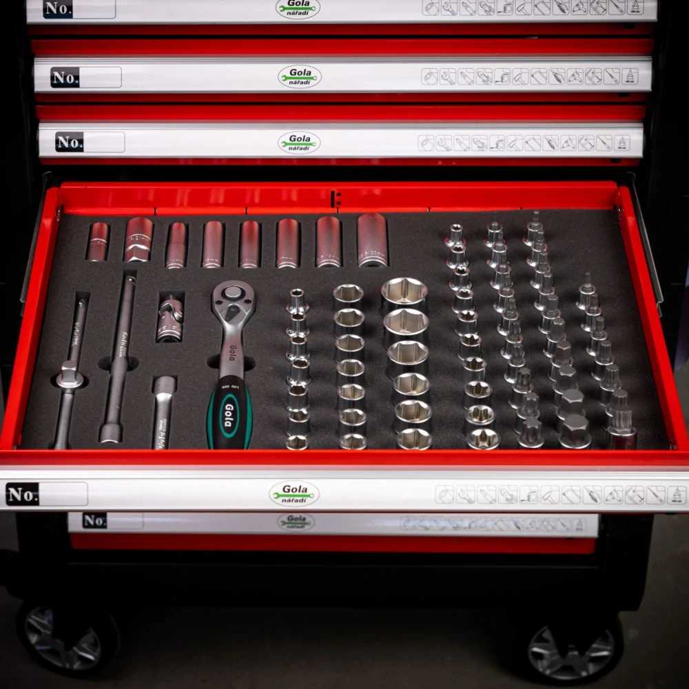 Gola servisní vozík s výbavou 177 dílů