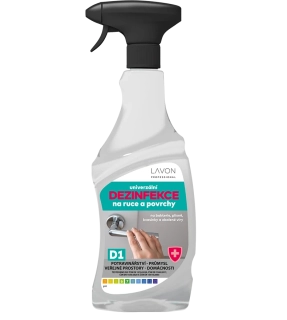 LAVON univerzální dezinfekce na ruce a povrchy D1 500 ml