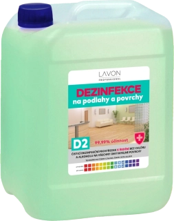 LAVON dezinfekce na podlahy a povrchy D2 5 l