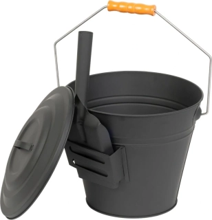 Vědro na popel s lopatkou 12 l