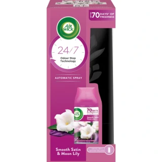 Air Wick Freshmatic Smooth osvěžovač strojek a náplň Satin & Moon Lily