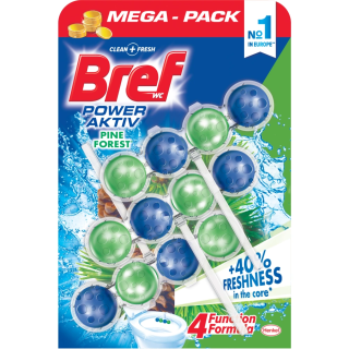 Bref WC blok Power Aktiv Pine 3 x 50 g