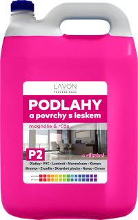 LAVON podlahy a povrchy s leskem magnólie a růže 5 l