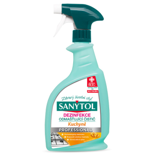 Sanytol Professional dezinfekce odmašťující čistič kuchyně 750 ml