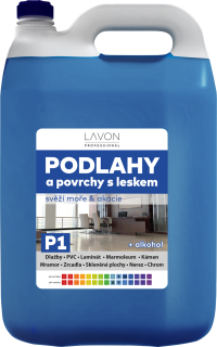 LAVON podlahy a povrchy s leskem modré 5 l