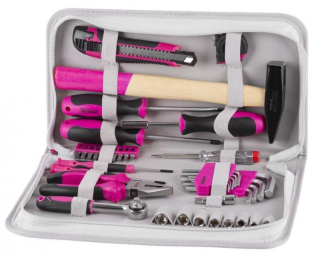 Sada nářadí Ladies Pink 39 dílů