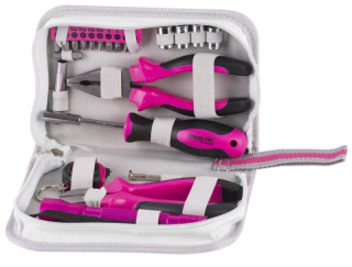 Sada nářadí Ladies Pink 23 dílů