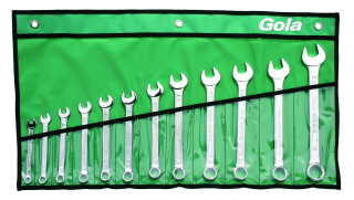 Gola sada OP klíčů DIN 3113 8-22, 12 dílů 