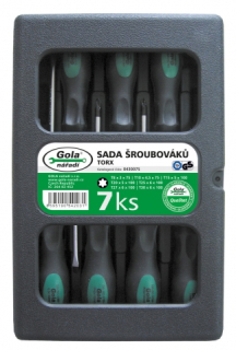 Gola sada šroubováků TORX, 7 dílů