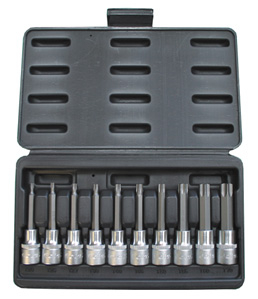 Gola sada zástrčných prodloužených hlavic TORX 1/2"