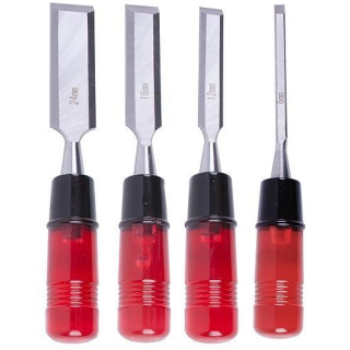 Dláta sada 4 dílů - PVC rukojeť