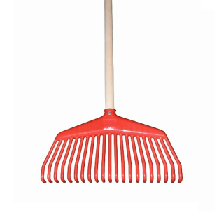 Hrábě UH červené, s násadou